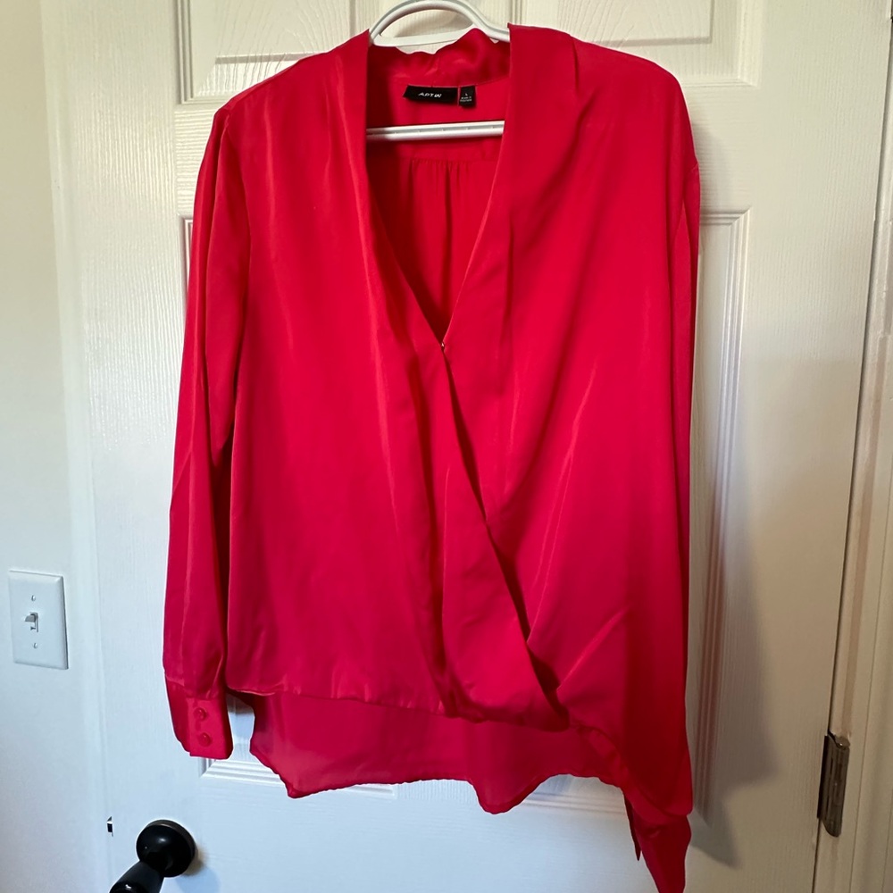 APT 9 pink business blouse
